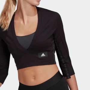Adidas w mission v crop top new with tags